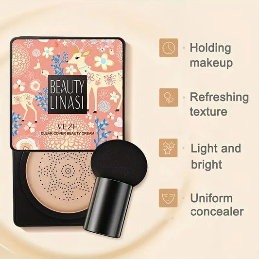COMFMET™ 🔥2024 New Sale:Air Cushion Face Foundation Mushroom Head Concealer