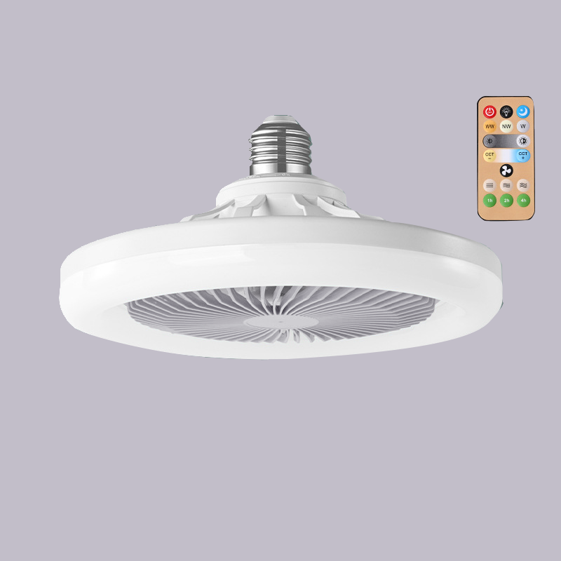 Socket Fan Light With Remote
