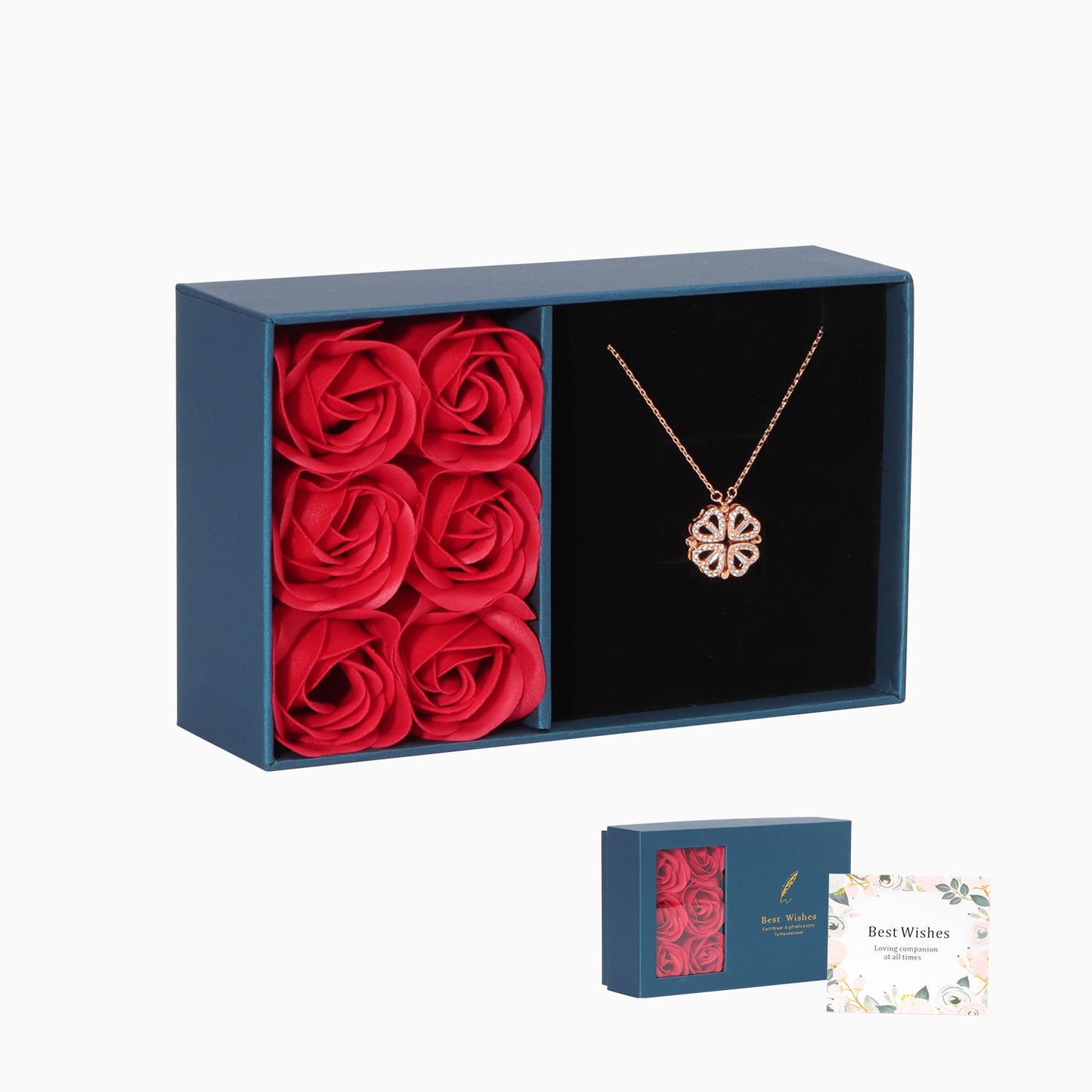 Collana Lucky Heart CON SEI ROSE