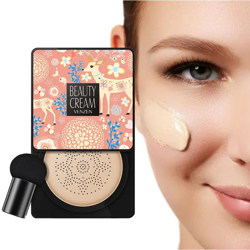 COMFMET™ 🔥2024 New Sale：Air Cushion Face Foundation Mushroom Head Concealer