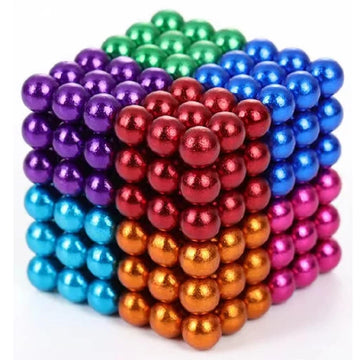 216pcs 3mm Magnetic Stress Relief Balls Magnet Cube Ball Magnetic Ball Educational Toy for Puzzle Kids Imagination