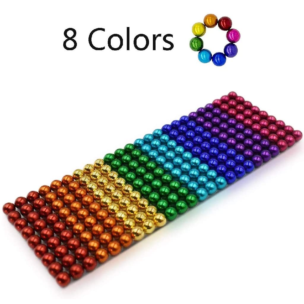 216pcs 3mm Magnetic Stress Relief Balls Magnet Cube Ball Magnetic Ball Educational Toy for Puzzle Kids Imagination