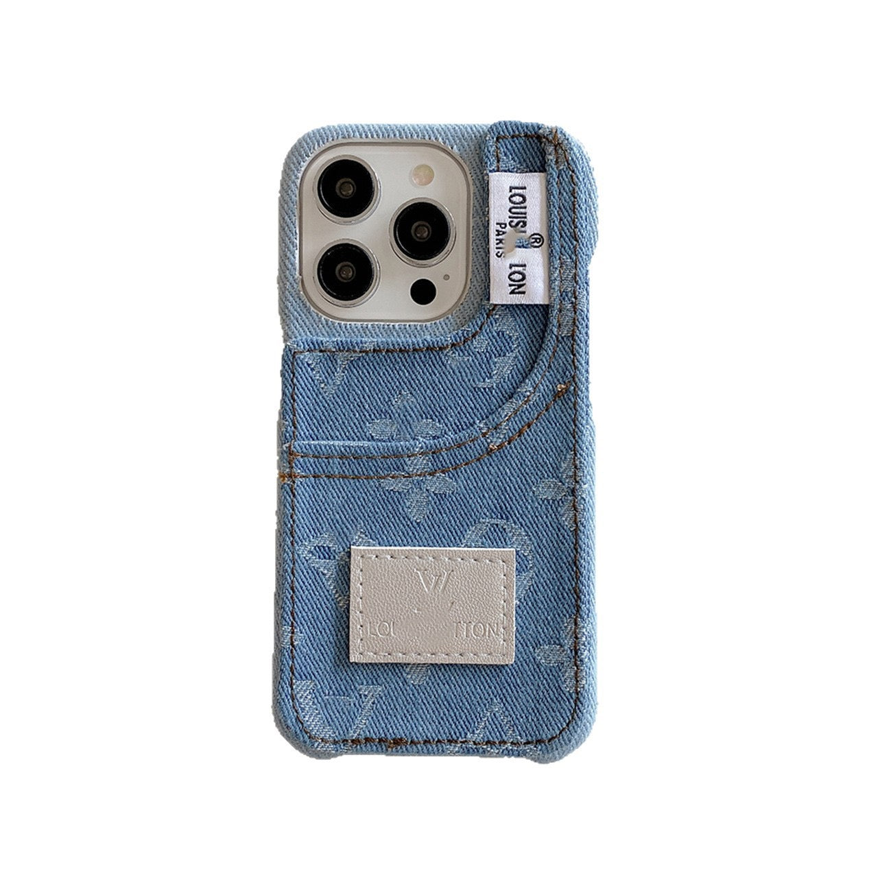 Distinctive denim fashion iPhone Case
