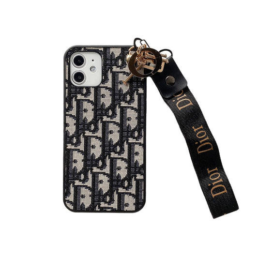 CD iPhone Case With Strap Black