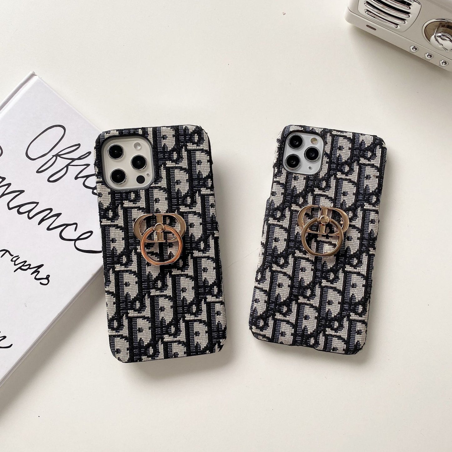 CD iPhone Case With Strap Black