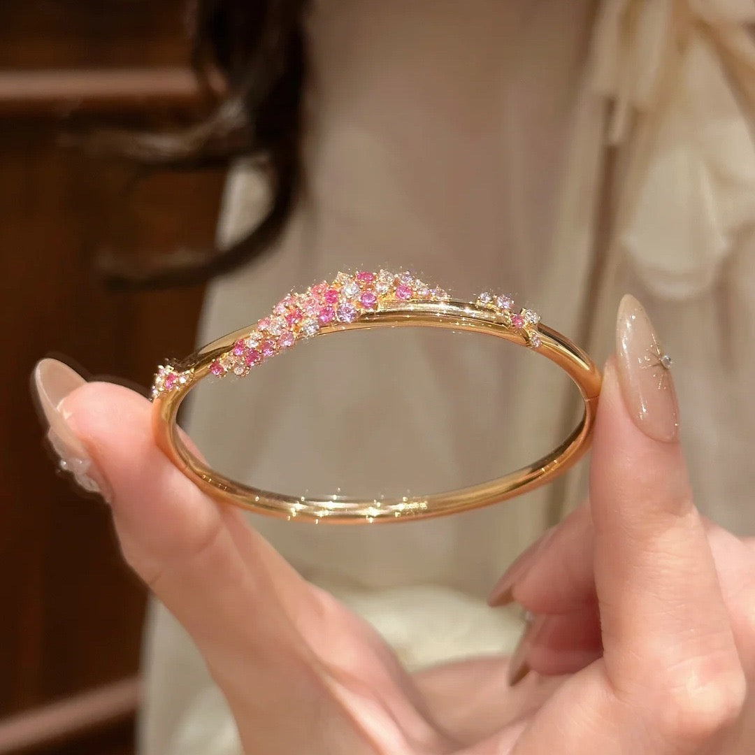 Rose Diamond Clasp Bracelet