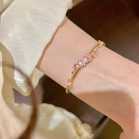 Rose Diamond Clasp Bracelet