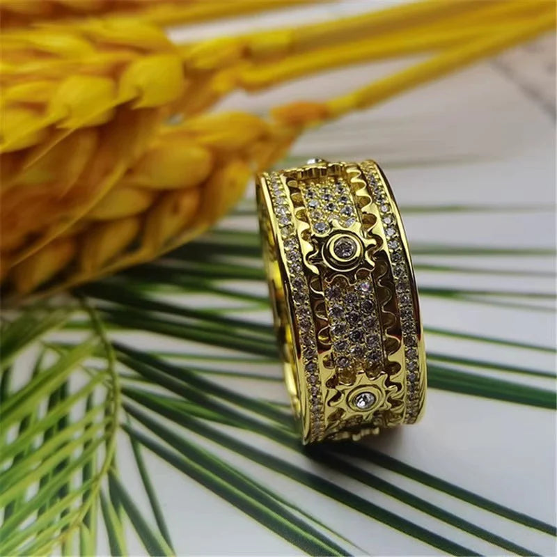 Hand Made MysteriousAnti-Stress RotatingRing