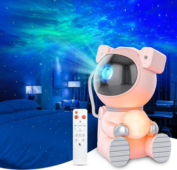 USB Astronaut Star Sky Projector: Customize Your Nebula Night Light Experience with Timer and Remote Control - Perfect for Bedroom, Gaming Room, and Home Decor - Ideal Holiday Gift