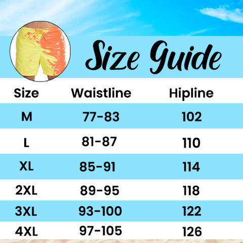 Color Changing Beach Swim Switch Shorts