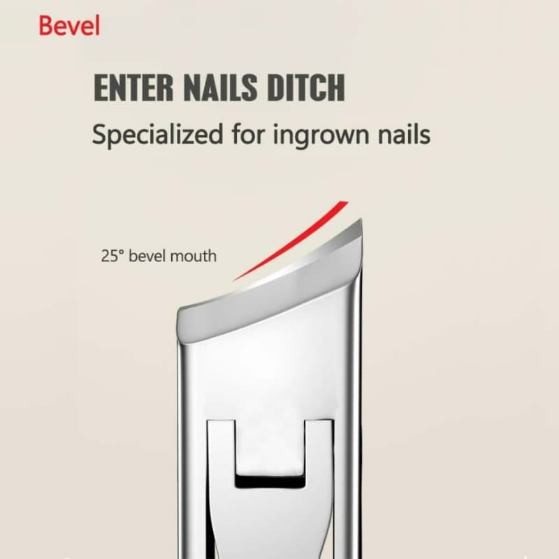 Ultra Sharp Stainless Steel Wide Thick Nail Clippers