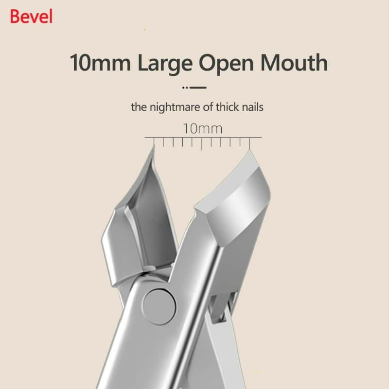 Ultra Sharp Stainless Steel Wide Thick Nail Clippers