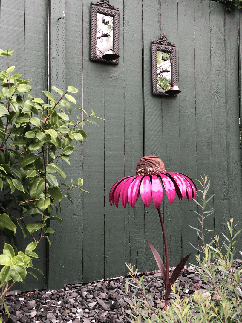 Sensation Pink Coneflower Bird Feeder