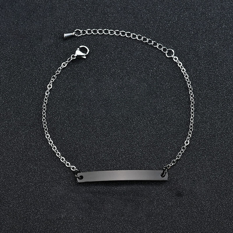 Couples Engraved Bracelet Set