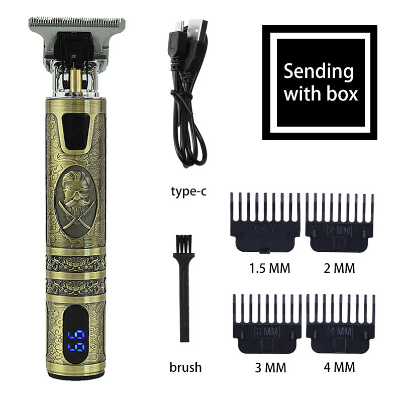 【50% Off Today!!】LCD  Hair Clippers Professional Hair Trimmer