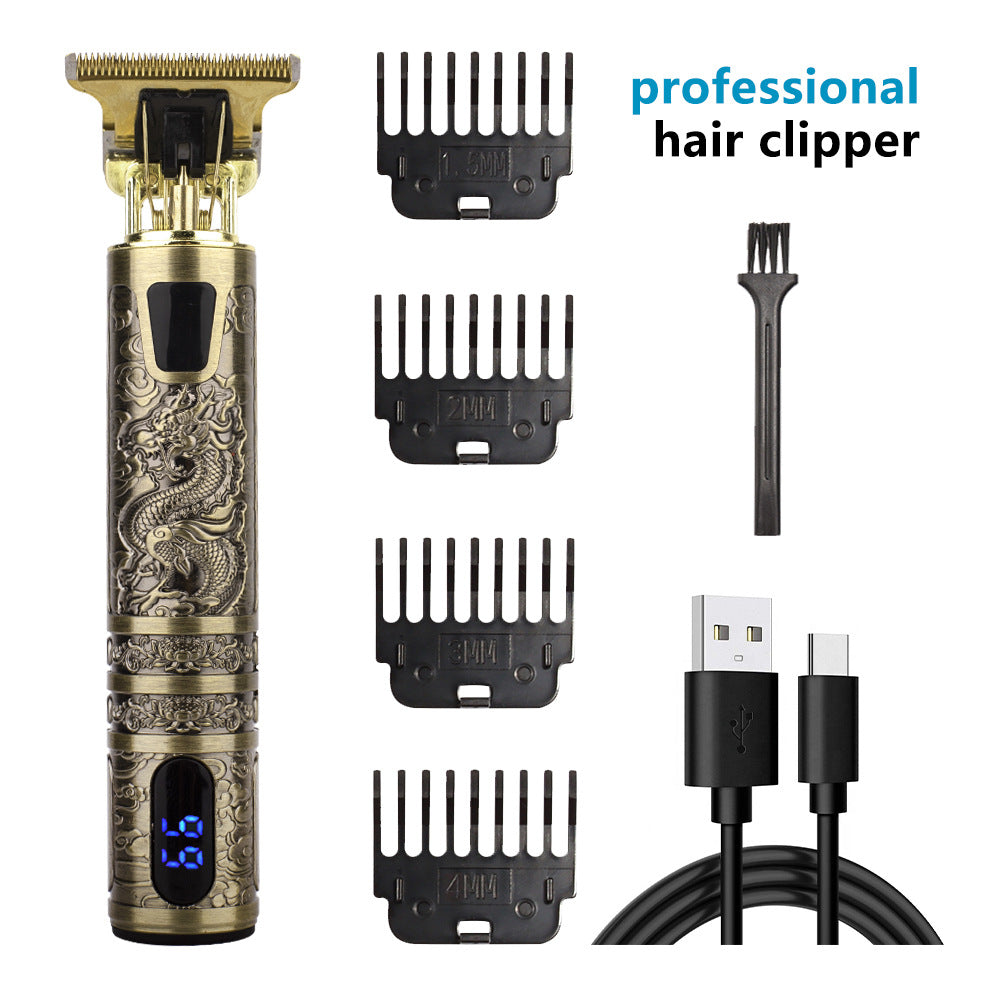 【50% Off Today!!】LCD  Hair Clippers Professional Hair Trimmer