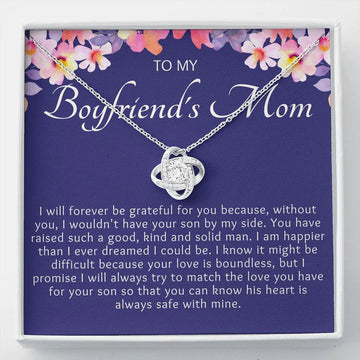 Boyfriends Mom Necklace Gift for Mother's Day