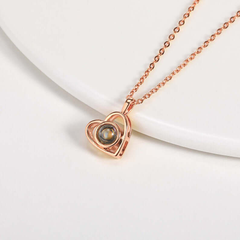 Personalisierte Fotoprojektions-Halskette