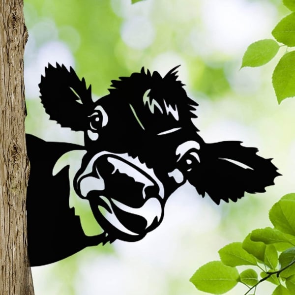 🔥LAST DAY 70% OFF🎁Peeping Metal Wall Decor Farm Wall Decor Outdoor Garden