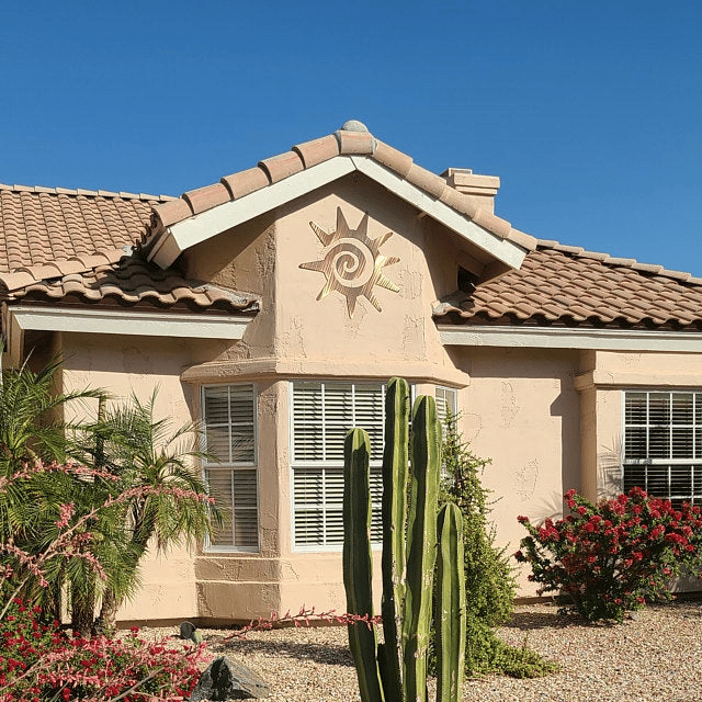 "Sun" Metal Wall Art