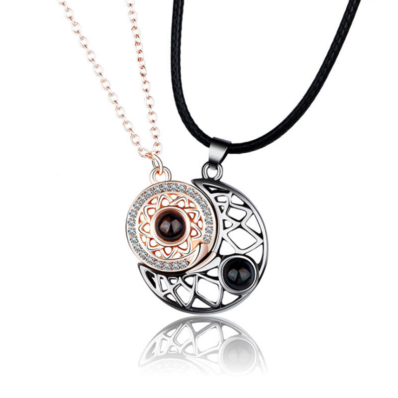 Sun and Moon Magnetic Necklaces