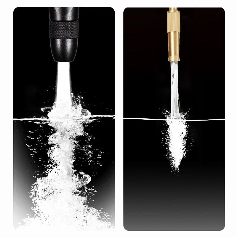 High pressure direct spray car washer gun