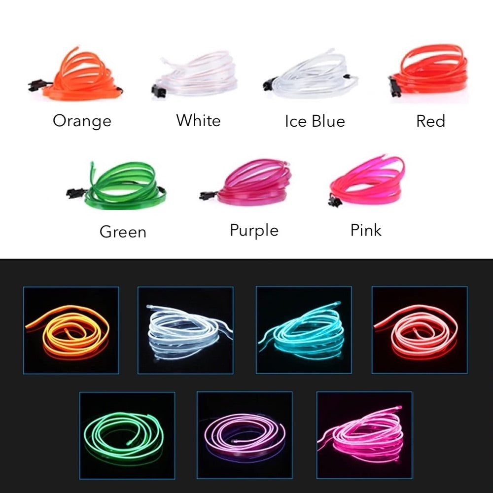 TOBRBECO™ Interior Neon LED Strip Lights