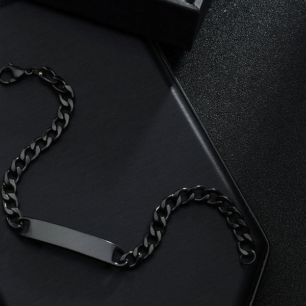 Couples Engraved Bracelet Set