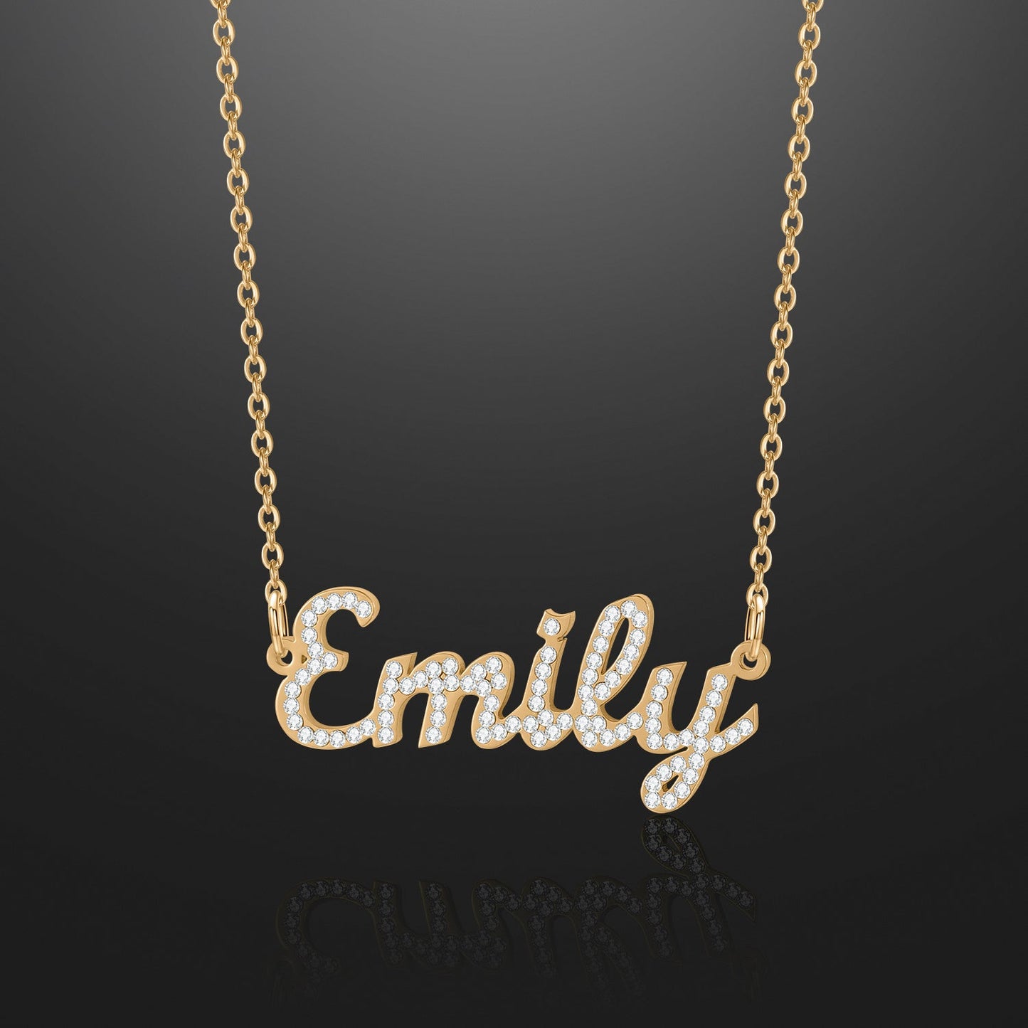 COMFMET TITLE NAME NECKLACE