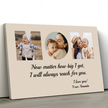 MOM Custom Photo Canvas Gift