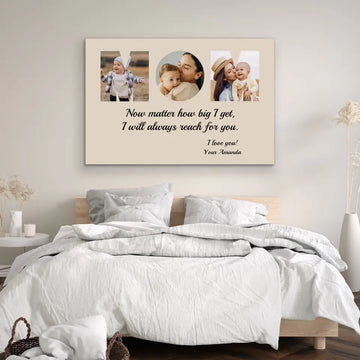 MOM Custom Photo Canvas Gift