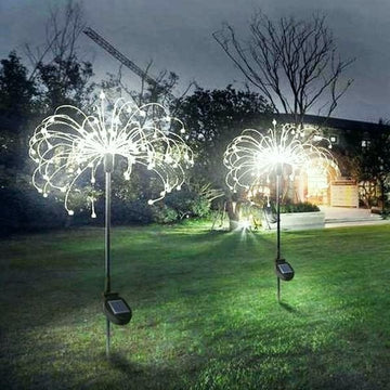 [ 70% OFF Sale Ends In Today]- Waterproof  Solar Garden  Fireworks Lamp