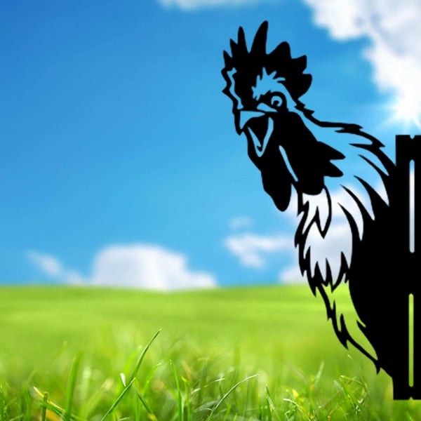 🔥LAST DAY 70% OFF🎁Peeping Metal Wall Decor Farm Wall Decor Outdoor Garden