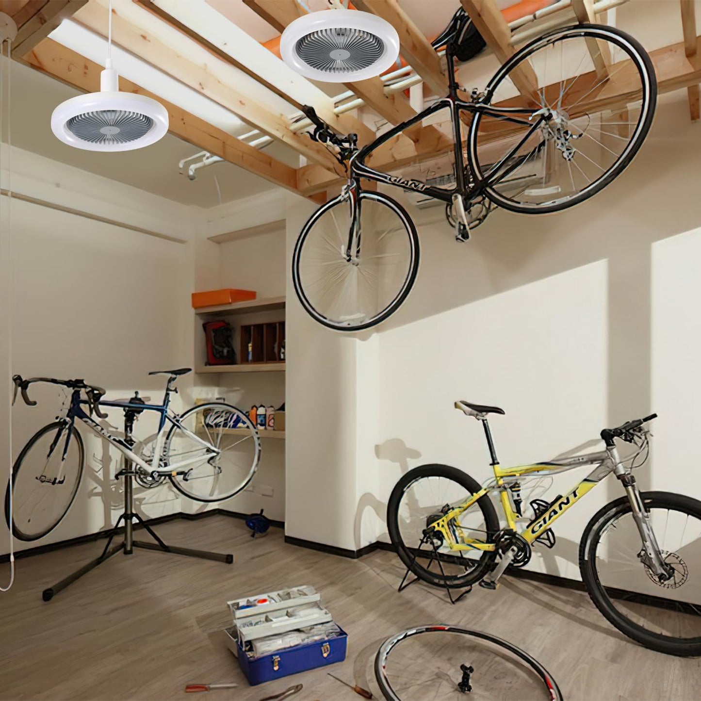 Socket Fan Light With Remote