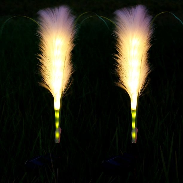 🔥Last Day 70% OFF - Solar Garden Lights Fiber Optic Reed Light