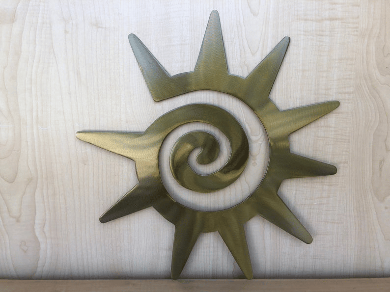 "Sun" Metal Wall Art