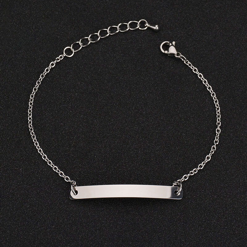 Couples Engraved Bracelet Set