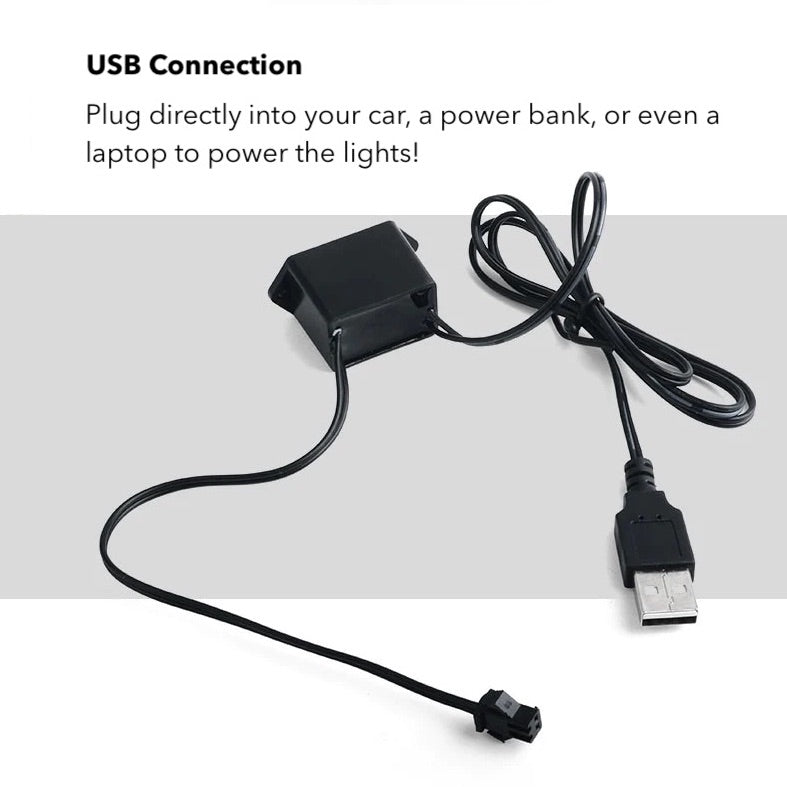 TOBRBECO™ Interior Neon LED Strip Lights