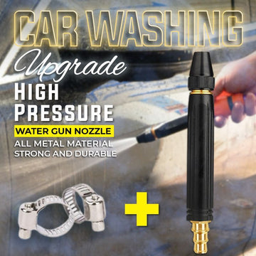 High pressure direct spray car washer gun