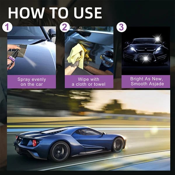 🔥Last Day 49% OFF🔥3 in 1 Ceramic Car Coating Spray