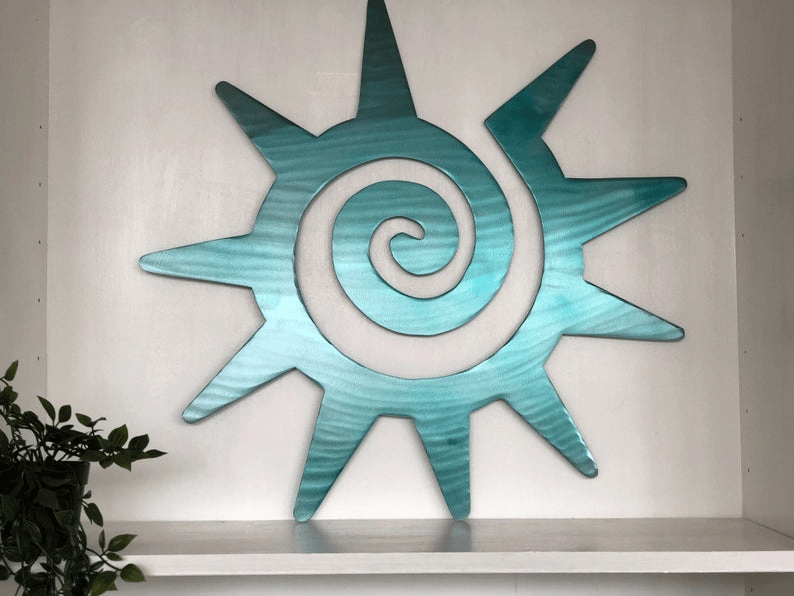 "Sun" Metal Wall Art