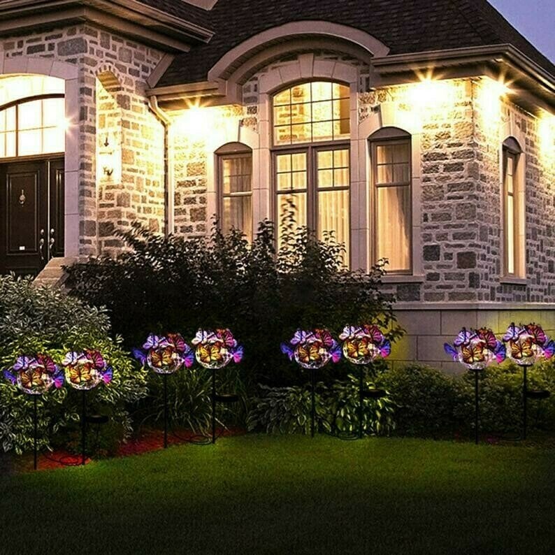 🔥70% OFF Sale Ends In Today🔥Solar Stake Lights Butterflies Decor Lights ( BUY 1 GET 1 )