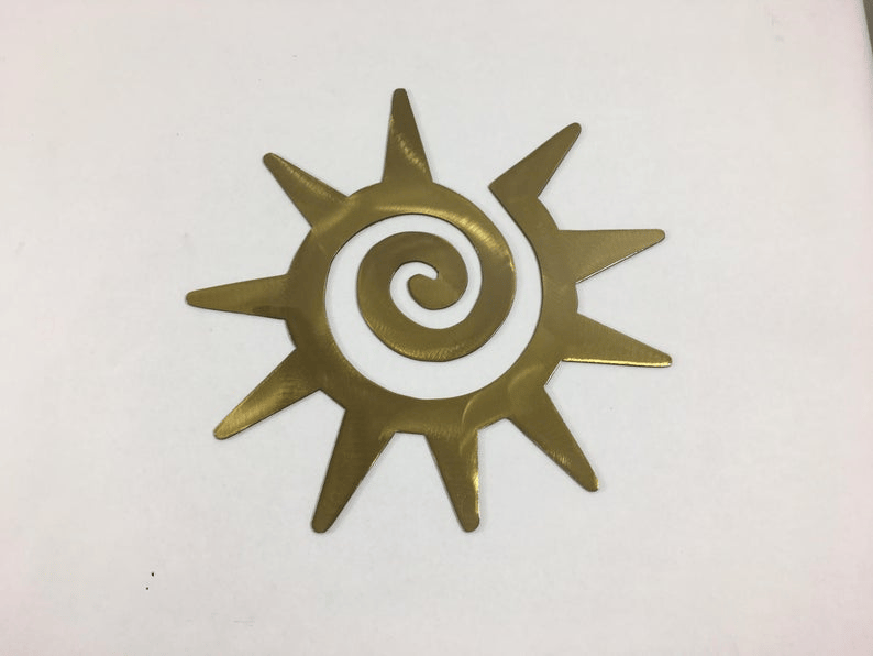 "Sun" Metal Wall Art