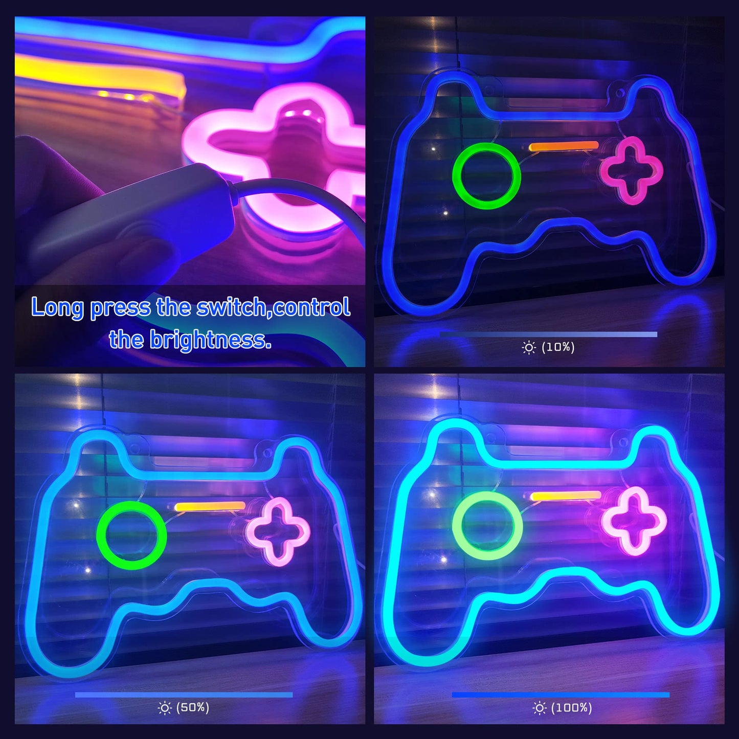 New Arrival Neon Light Gamepad