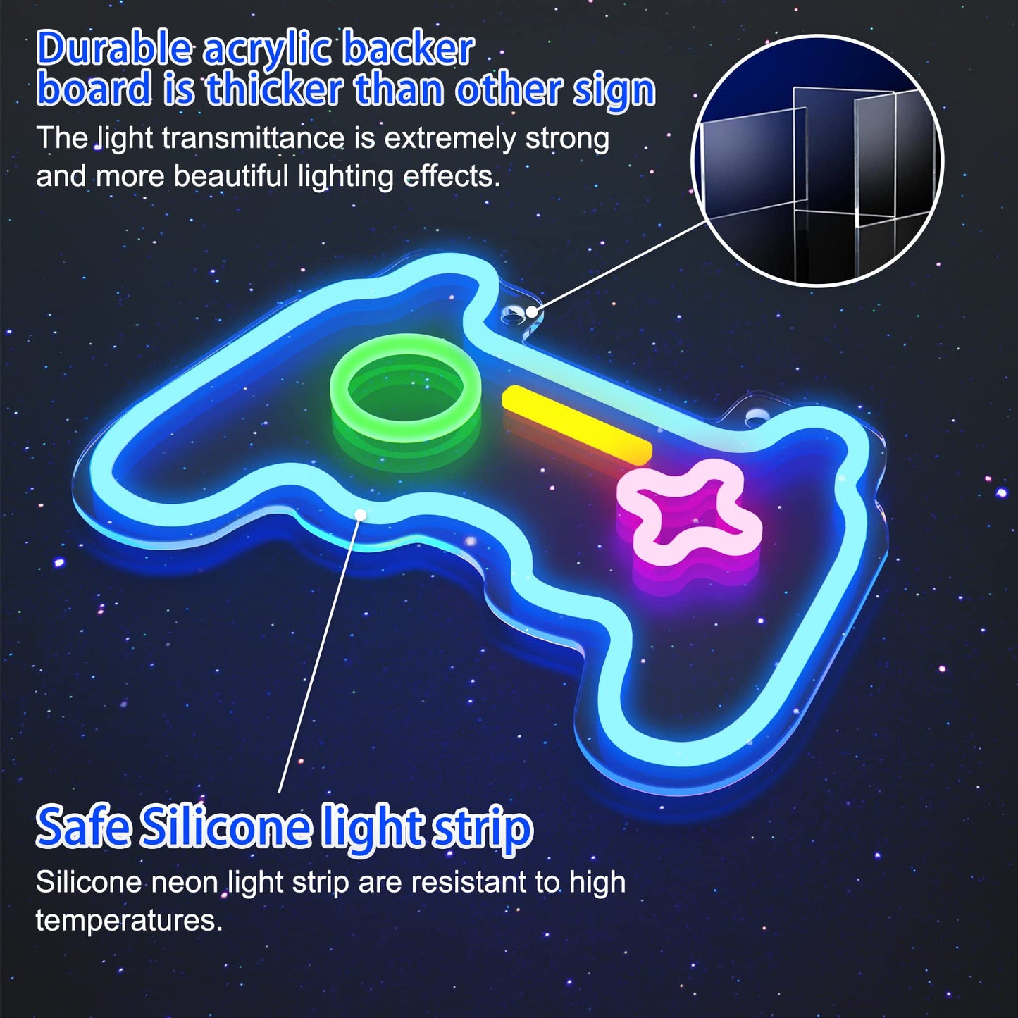 New Arrival Neon Light Gamepad