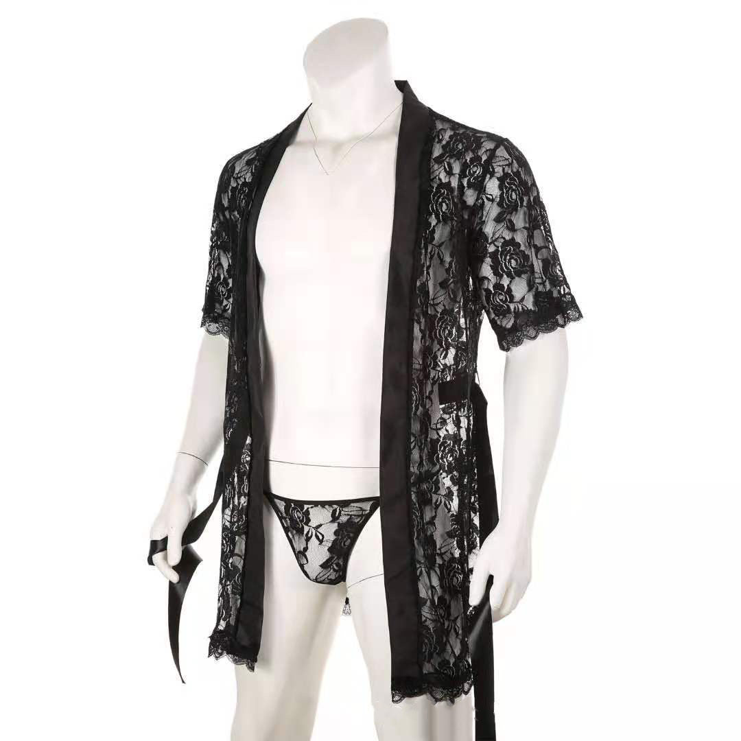 Nyles Lace Robe