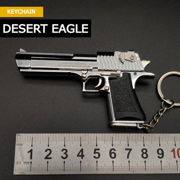 Premium Metal Desert Eagle Keychain