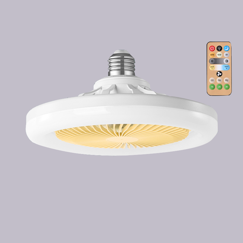 Socket Fan Light With Remote