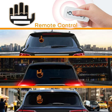 Funny Car Gesture LED Finger Light