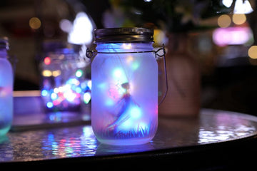 Last Day 49% OFF-Handmade Solar 20 LED Lights Fairy Firefly Starry Jar Lights